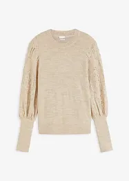 Pull à motif ajouré, bonprix