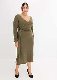 Robe en maille midi, bonprix