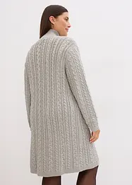 Robe en maille à motif torsadé, bonprix