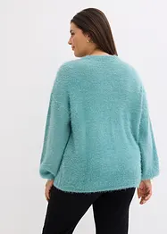 Pull en fil duveteux, bonprix