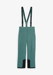 Pantalon de ski thermo avec bretelles amovibles, étanche, Straight, bonprix