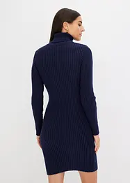 Robe en maille à col roulé, bonprix