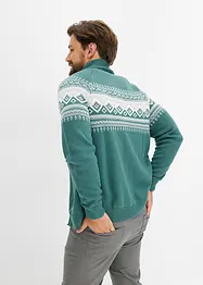 Gilet en maille à motif norvégien, bonprix