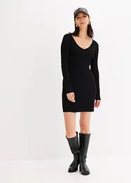 Robe en maille côtelée, bonprix