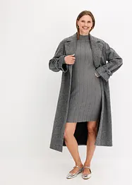 Robe en maille à col montant, bonprix