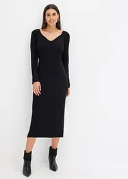 Robe en maille côtelée, bonprix