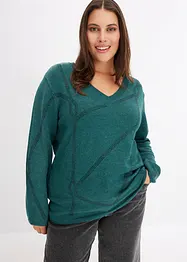 Pull avec application de strass, bonprix