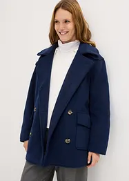 Manteau caban aspect laine, bonprix