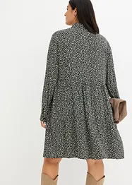 Robe blouse en crêpe, bonprix