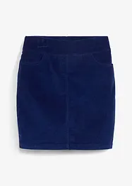 Jupe en velours côtelé stretch à ceinture élastiquée, bonprix