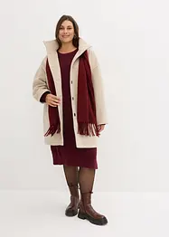 Robe oversize en maille côtelée, bonprix