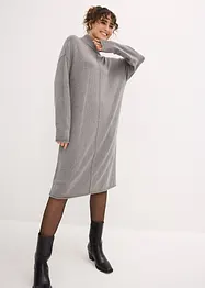 Robe en maille à finitions roulottées, bonprix