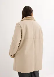 Manteau aspect peau de mouton, bonprix