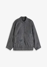 Blouson oversize aspect laine, bonprix