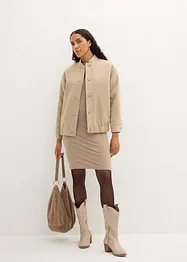 Lot de 2 robes en jersey à col en V, bonprix