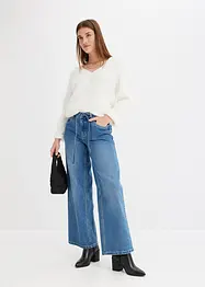 Jean Wide Leg, taille normale, bonprix