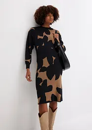 Robe midi en maille, bonprix