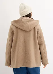 Veste caban en bouclé moelleux, bonprix