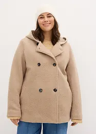 Veste caban en bouclé moelleux, bonprix