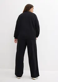 Survêtement avec sweat et pantalon large (ens. 2 pces), bonprix