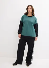 Survêtement avec sweat et pantalon large (ens. 2 pces), bonprix