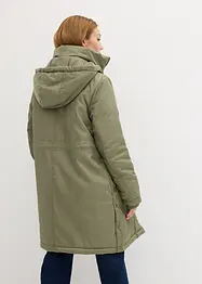 Parka rembourrée à capuche amovible et ampleur réglable, bonprix