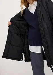 Parka rembourrée à capuche amovible et ampleur réglable, bonprix