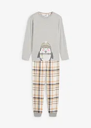 Pyjama enfant avec pantalon en flanelle (ens. 2 pces), bonprix