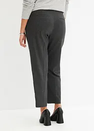 Pantalon à fines rayures et boutons décoratifs, bonprix