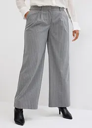 Pantalon large à pinces et fines rayures, bonprix