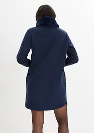 Robe molletonnée à col roulé, bonprix