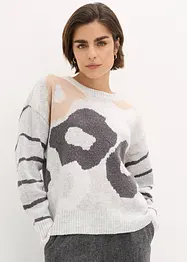 Pull en jacquard, bonprix