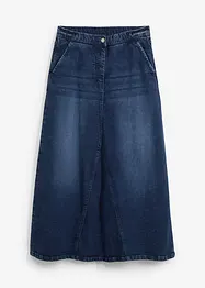 Jupe ample en jean à taille extensible, bonprix