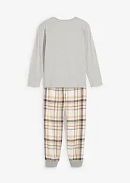 Pyjama enfant avec pantalon en flanelle (ens. 2 pces), bonprix
