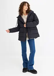 Manteau matelassé court avec lien à nouer, bonprix