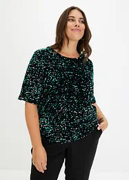 T-shirt à sequins, bonprix