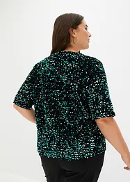 T-shirt à sequins, bonprix