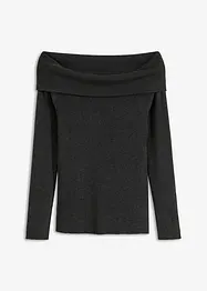 Pull encolure Bardot, bonprix