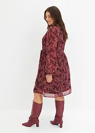 Robe imprimée en crêpe, bonprix