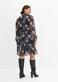 Robe imprimée en crêpe, bonprix