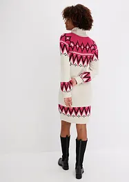 Robe en maille oversize à col roulé, bonprix