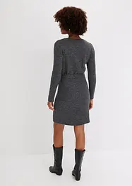 Robe en maille ceinturée, bonprix