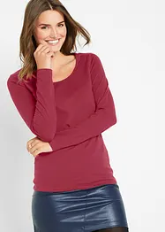 T-shirt manches longues près du corps, bonprix