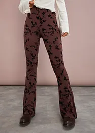 Legging évasé à imprimé floqué, bonprix