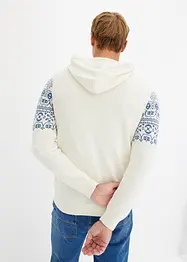 Gilet en maille motif norvégien coupe confort, bonprix