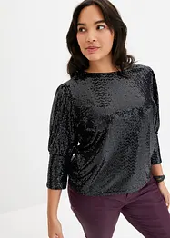 T-shirt à sequins, bonprix