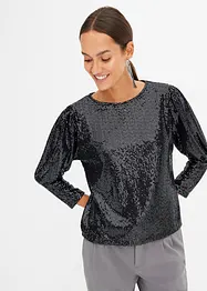 T-shirt à sequins, bonprix