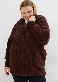 Veste en polaire peluche, oversize, bonprix