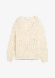 Pull en fil bouclé, bonprix