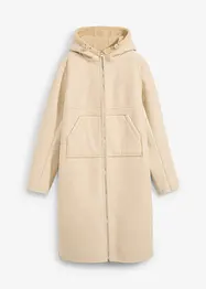 Manteau court avec doublure peluche, bonprix